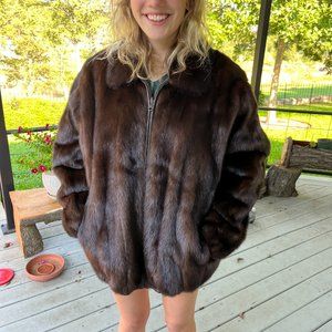 Reversible mink Coat